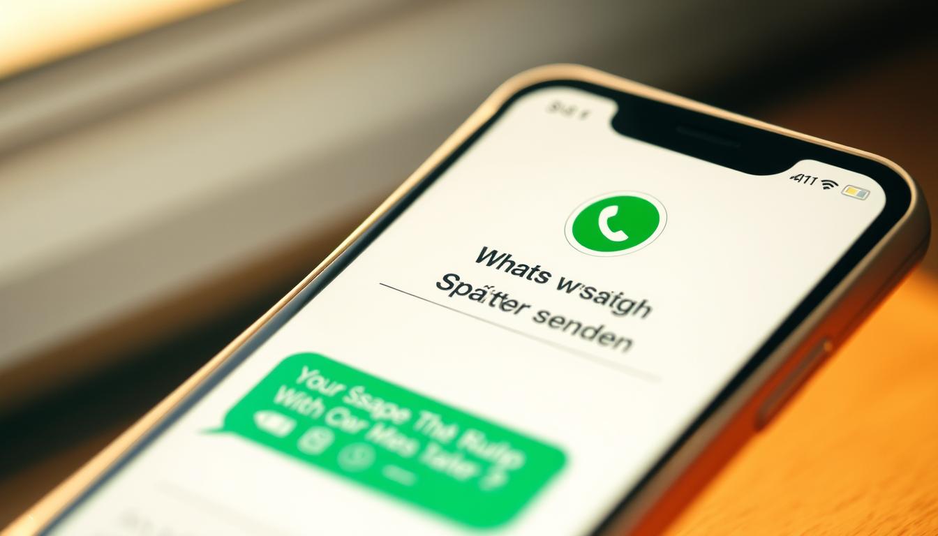 WhatsApp Nachricht später senden